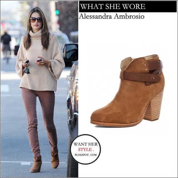RAG & BONE HARROW BOOTIES IN BEIGE SUEDE • size 37 • as seen on celebs! - Picture 1 of 9